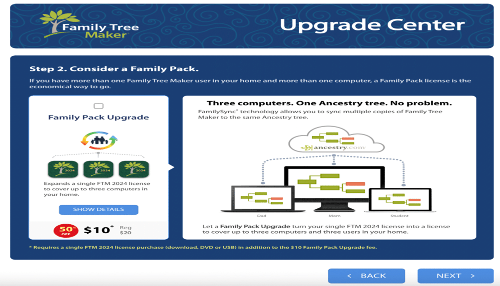 Family Tree Maker Gift Center